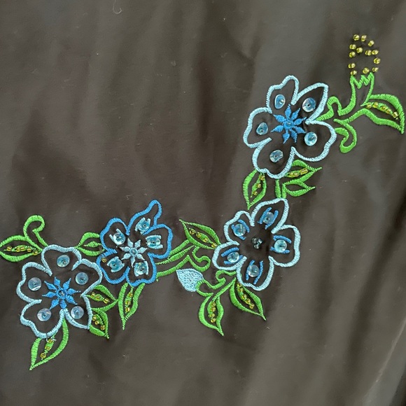 Y2K Key Lime Pie Embroidered Skirt - Picture 2 of 5